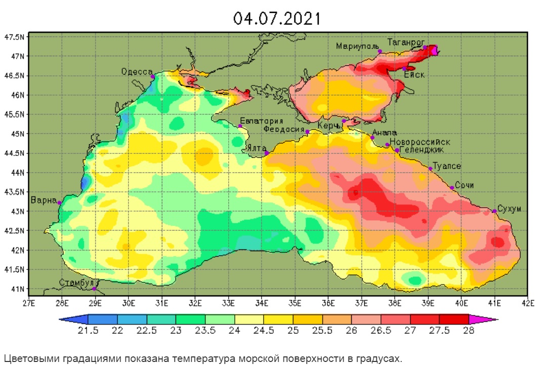map sea temperature in crimea 05 07 2021